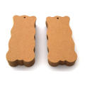 MOQ 500 Brown Kraft Paper Clothing Marking Tag